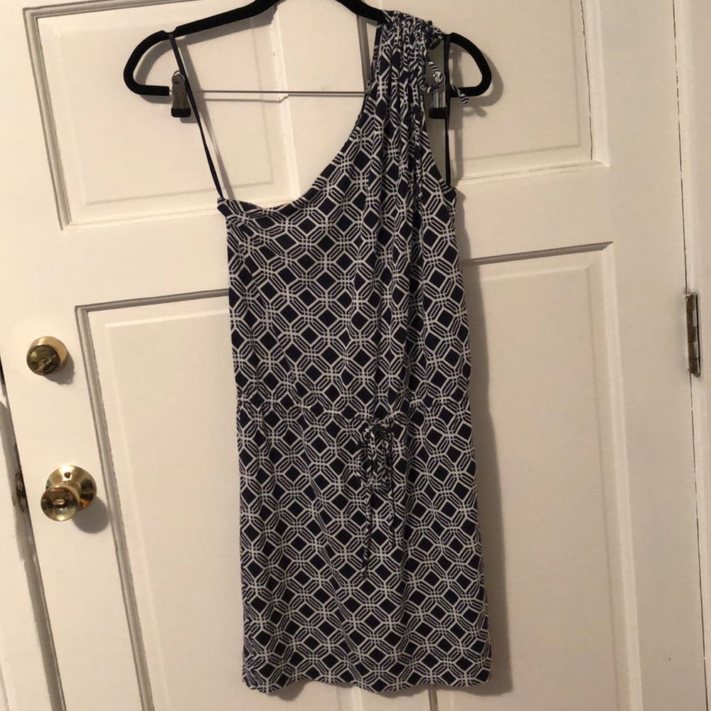 Banana Republic One Shoulder Mini Dress Medium